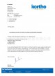 KORTHO合作授权证书